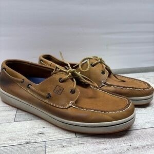 Sperry Men's Tan Leather Boat Shoes